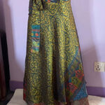 Silk Wrap Maxi Skirts