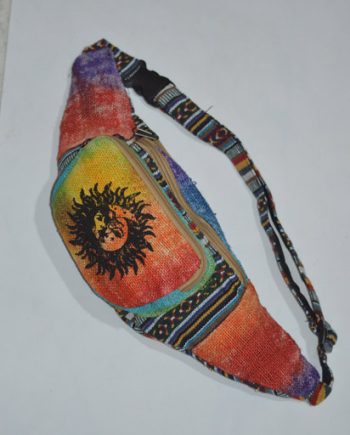 Tie Dyed Hemp Belt Bags