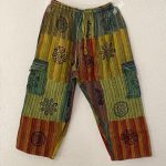 Three Quarter Stonewashed Trouser