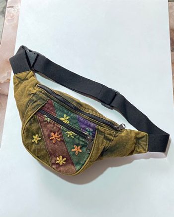 Stonewashed Cotton Belt Bags