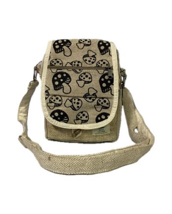 Hemp Mushroom Printed Bags