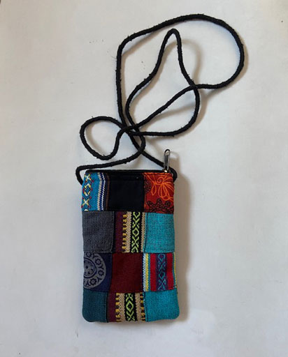 Patchwork Cell Phone Bag