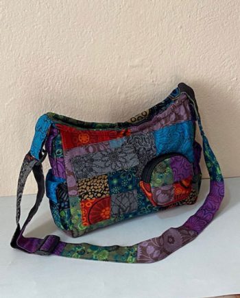 Womens Office Cotton Patch Bags