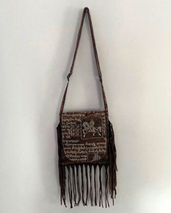 Stonewashed Cotton Fringe Bags
