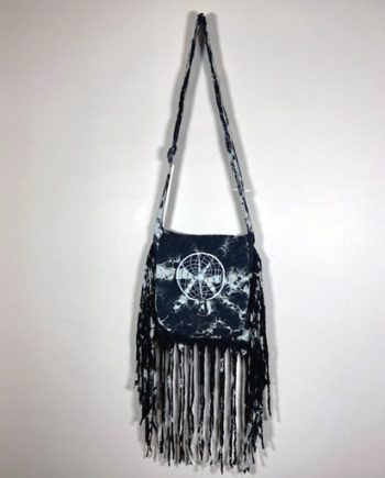 Tie Dyed Fringe Cotton Bag