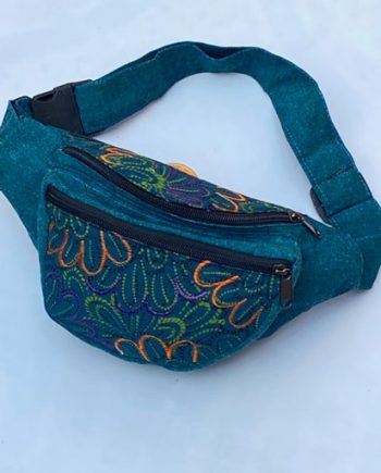 Print Embroidery Cotton Belt Bags
