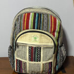 Front Patches Hemp Backpack