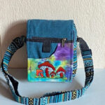 Mushroom Embroidery Cotton Bags