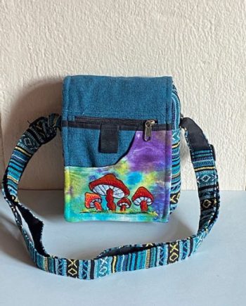 Mushroom Embroidery Cotton Bags