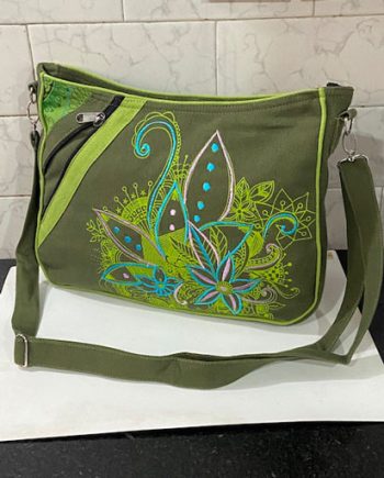 Cotton Embroidery Shoulder Bag