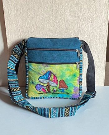 Four Zipper Cotton Bag