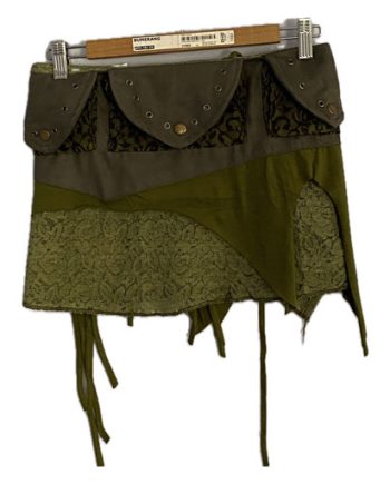 Three Pocket Cotton Suede Skirts