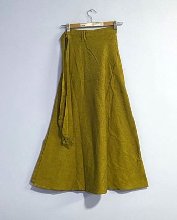 Long Cotton Wrap Around Skirt