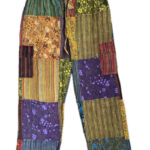 Patchwork Cotton Trousers