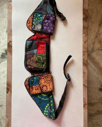 Cotton  Patchwork Long  Money Belt