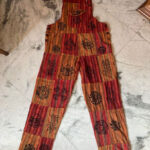 Patchwork Cotton Overalls
