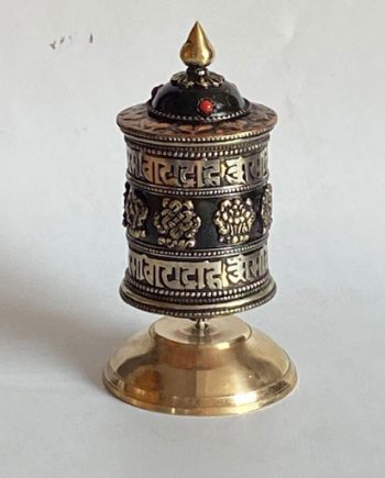 Tibetan Hand Carved Prayer Wheel