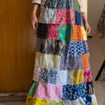 Patchwork Long Skirts