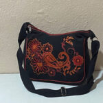 Embroidered Cotton Shoulder Bags