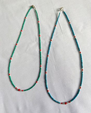 One Line Stone Necklace