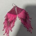 Nepalese Handmade Glass Bead Earrings