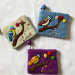 Wool Felt Bird Purse