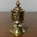 Bajra Tibetan Letter Prayer Wheel