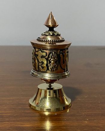 Bajra Tibetan Letter Prayer Wheel