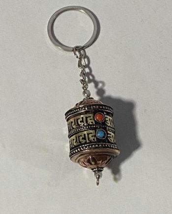 Prayer Wheel Mantra Key Chain