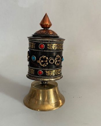 Tibetan Buddhist Bajra Prayer Wheel