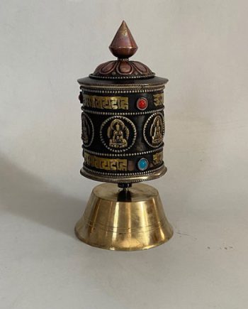 Eight Auspicious Symbols Prayer Wheel
