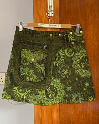 Cotton Money Belt Bohemian Skirts