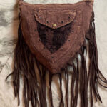 Tassel Stonewashed Cotton Bags
