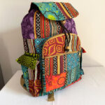 Patchwork-Cotton-Rucksack,-Himalayan-Bags,-Hippie-Backpacks