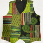 Patchwork-Waist-Coat,-Himalayan-Vintage-Clothing