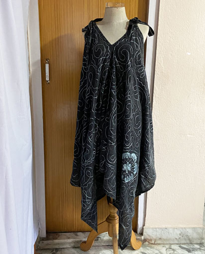 Womens-Hippie-Clothing,-Cotton-Dresses