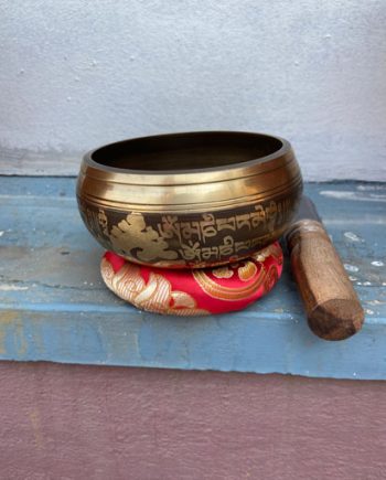 Embossed Buddha Laser Print Singing Bowl