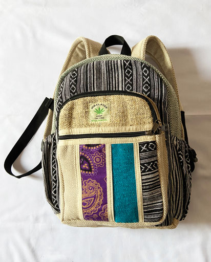 Hemp-Backpacks,-Nepalese-Bags,-Himalayan-Backpacks
