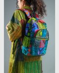 Full Patchwork Cotton Backpack