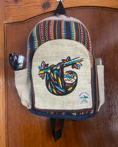 Hippie-Bags,-Hemp-Backpacks,-Sloth-Backpack