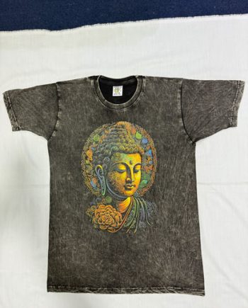 Buddha Print Cotton Tee Shirts