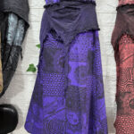 Stonewashed Long Cotton Skirts