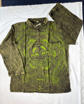 Stonewashed Mushroom Cotton Kurthas
