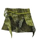 Stonewashed Money Belt Cotton Skirt