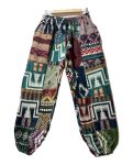 Patchwork Woolen Winter Trousers